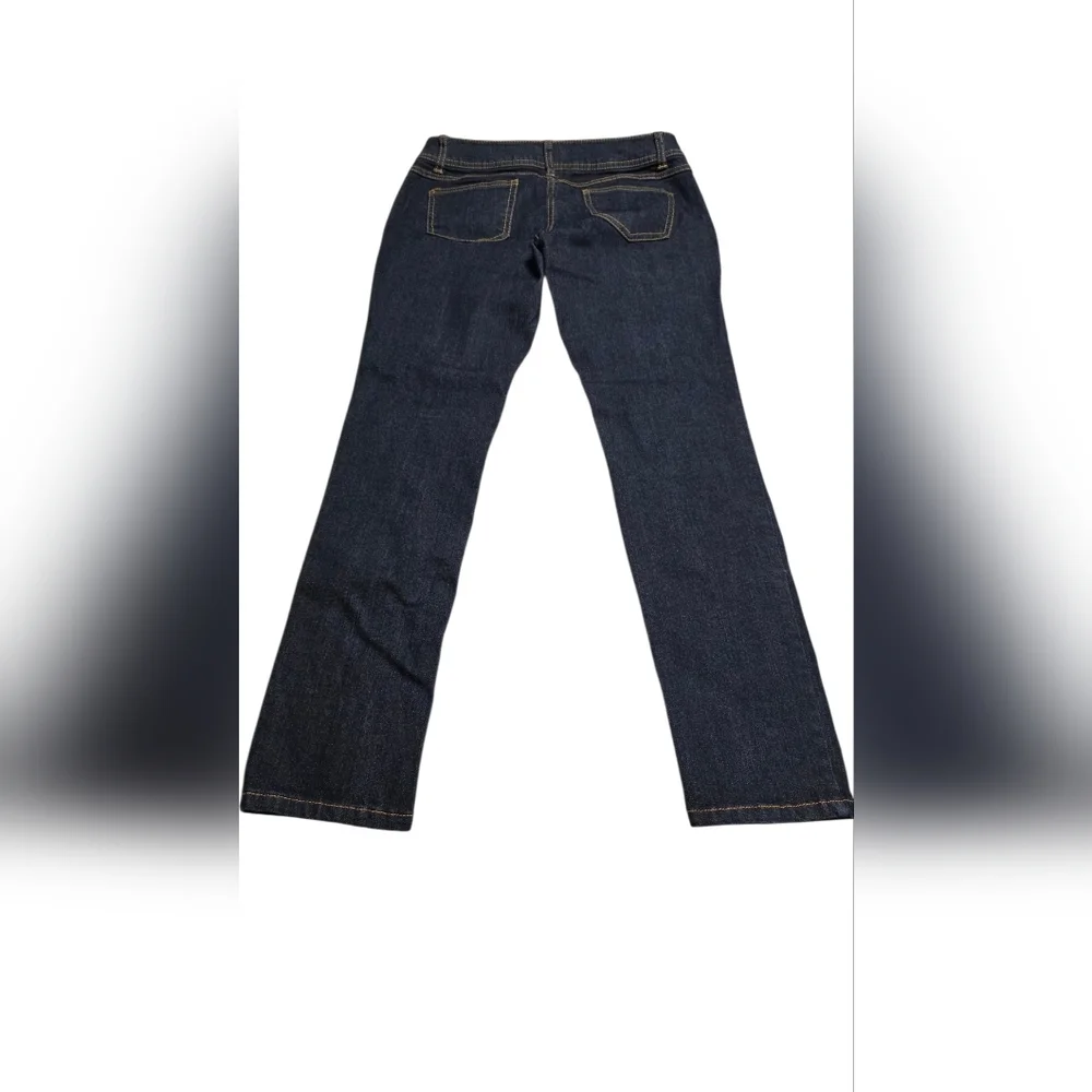 SO Low Rise Bootcut Jeans Size 7 Short Dark Wash Juniors Petite Denim Classic